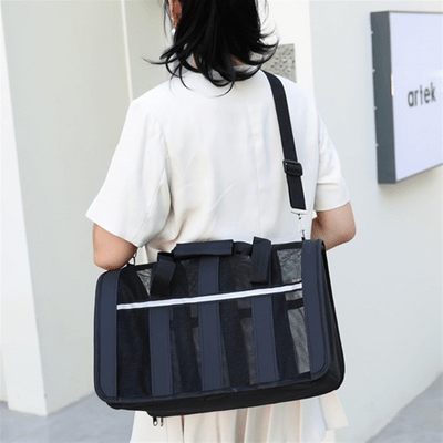 Sac de Transport Chien - MeshPetCarrier™ - Noir