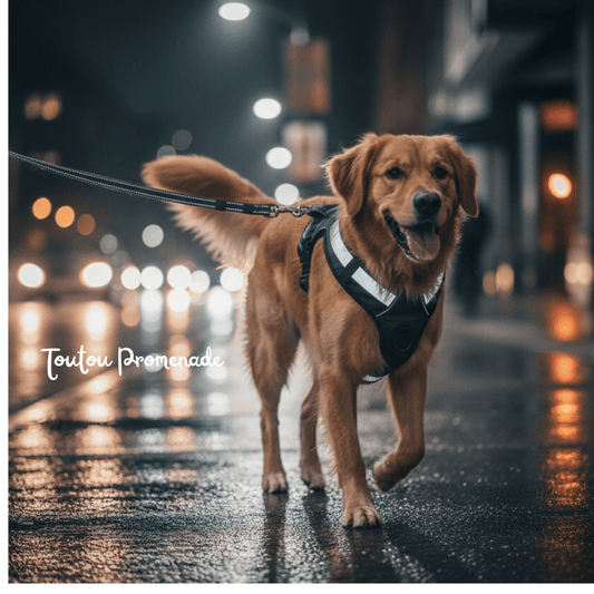 Harnais lumineux pour chien : maîtrise, contrôle et sécurité nocturne