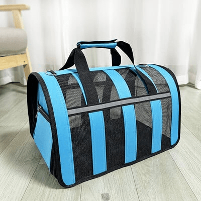Sac de Transport Chien - MeshPetCarrier™ - Bleu