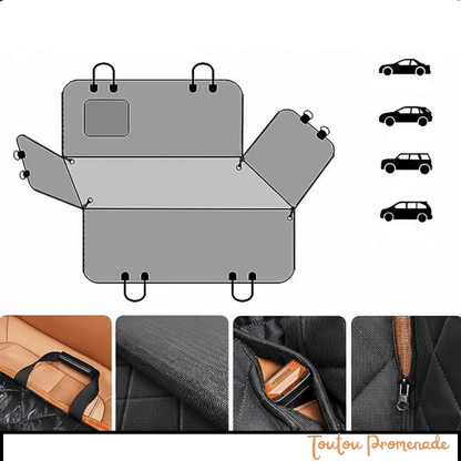 Couverture Siège Auto pour Chien | PawShield