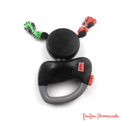 Laisse Double pour Chien | DuoFlex Essentiel