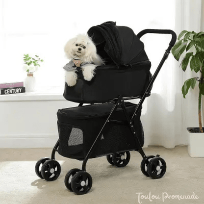 Poussette pour Chien - PetStroller™ - Noir