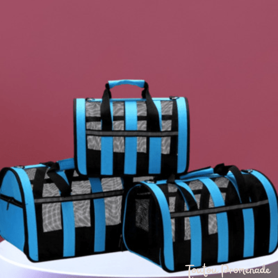 Fond rembourré amovible et lavable du sac de transport MeshPetCarrier