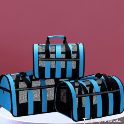 Fond rembourré amovible et lavable du sac de transport MeshPetCarrier