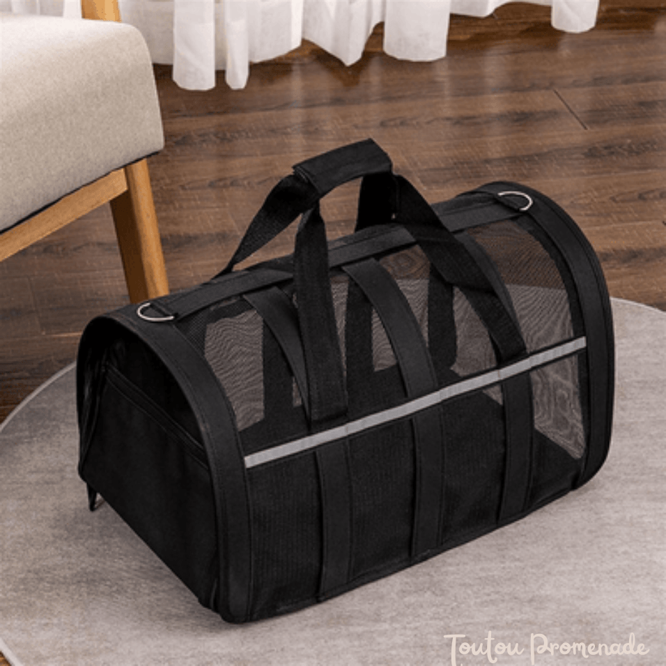 Sac de transport pour chien noir
