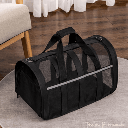 Sac de transport pour chien noir