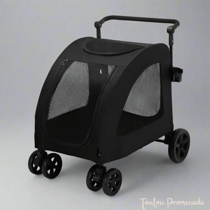 Poussette StrollyPet confortable et ventilé pour chien 