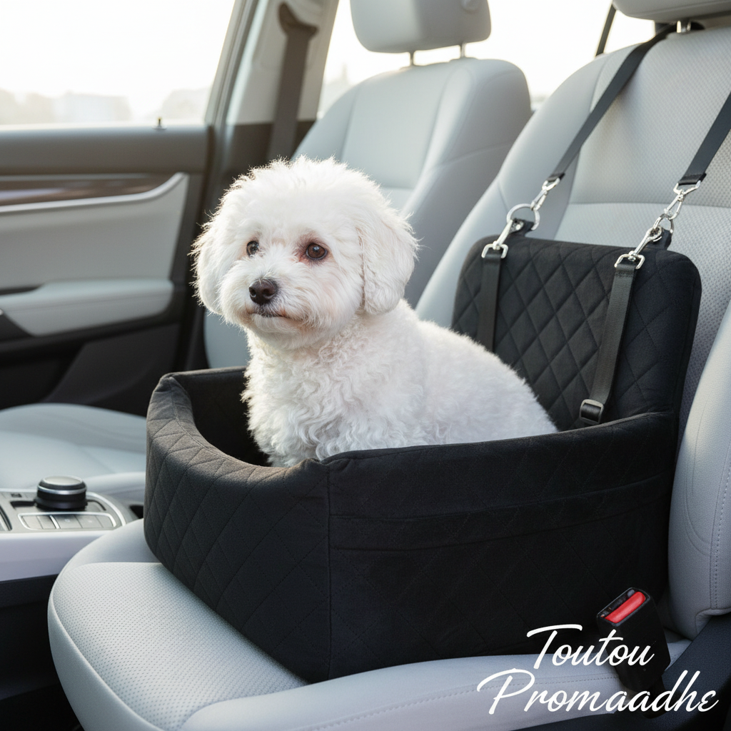 Siège Auto Luxe pour Chien | LuxSeat Pro
