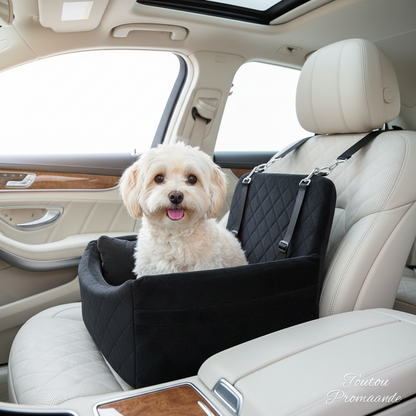 Siège Auto Luxe pour Chien | LuxSeat Pro