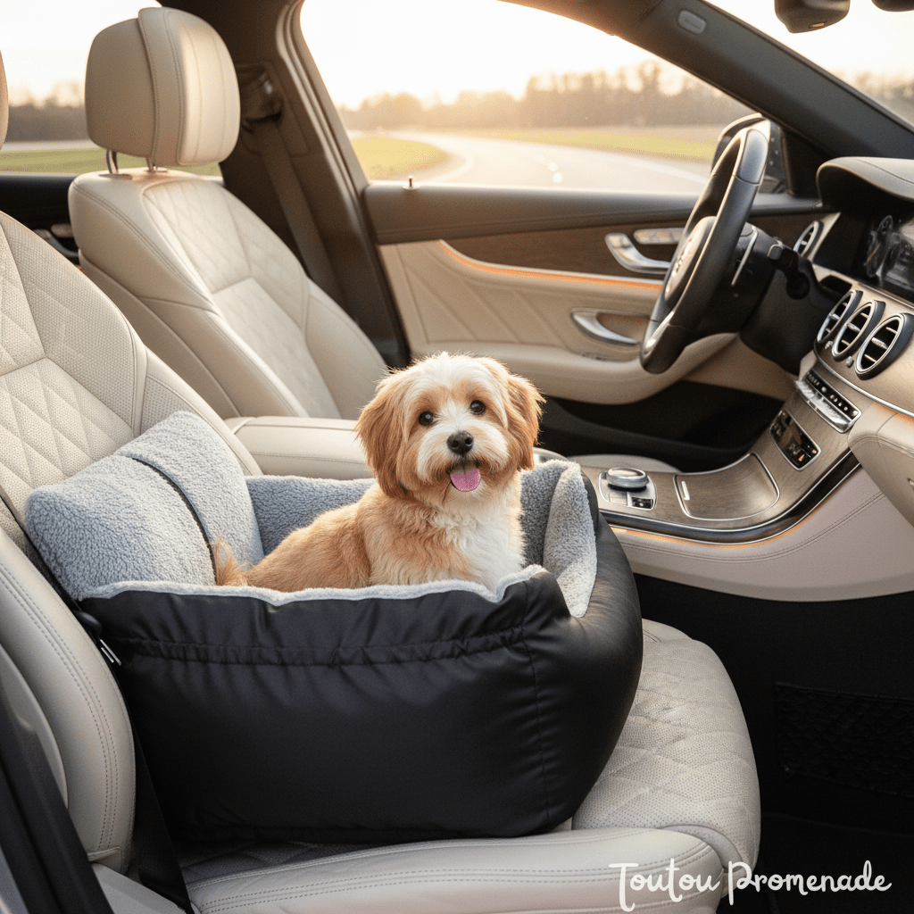 SIEGE AUTO POUR CHIEN - PetCarSeat™ - Noir